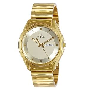 GOLDEN ANALOG WATCH